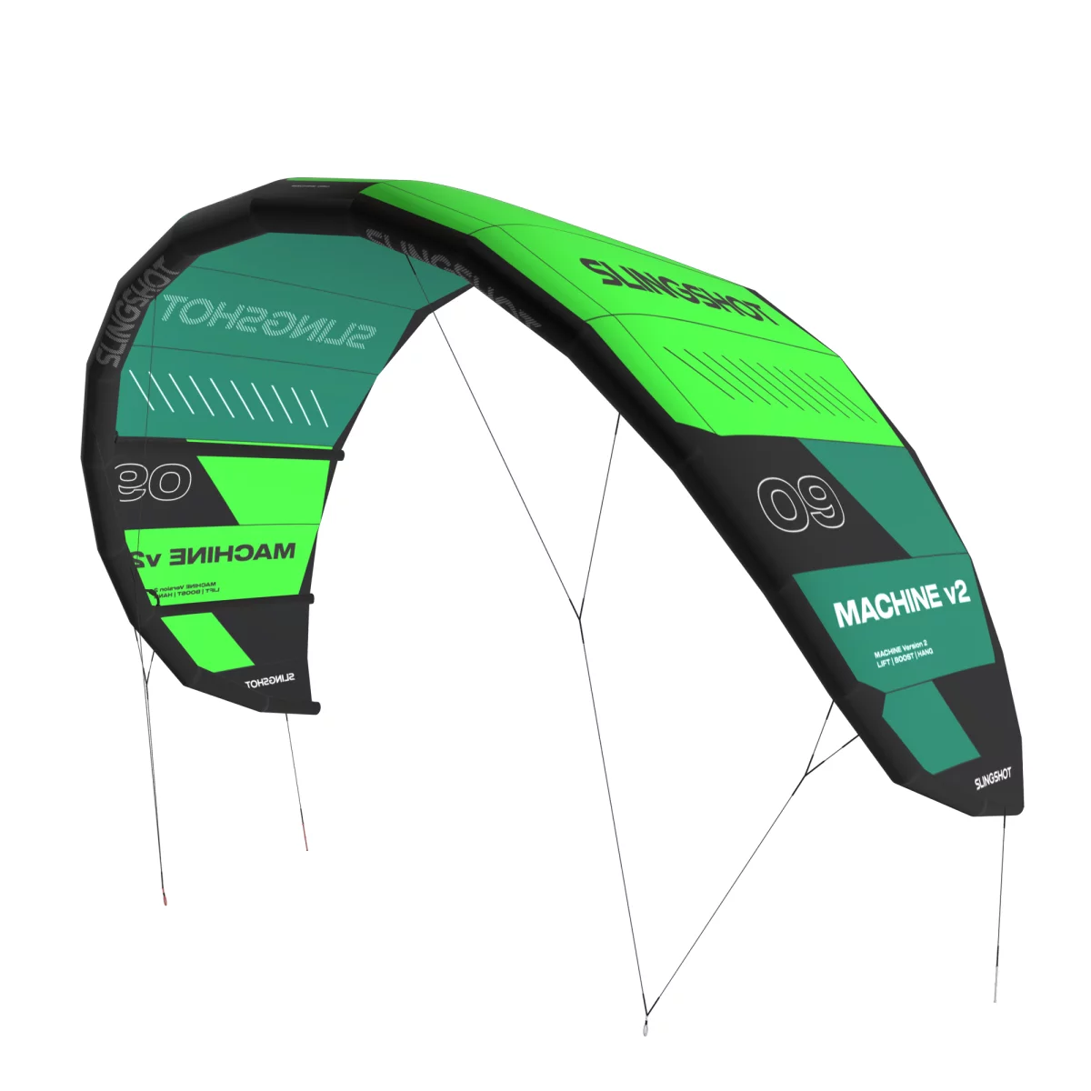 2024 Slingshot Machine V2 Kite (Green)
