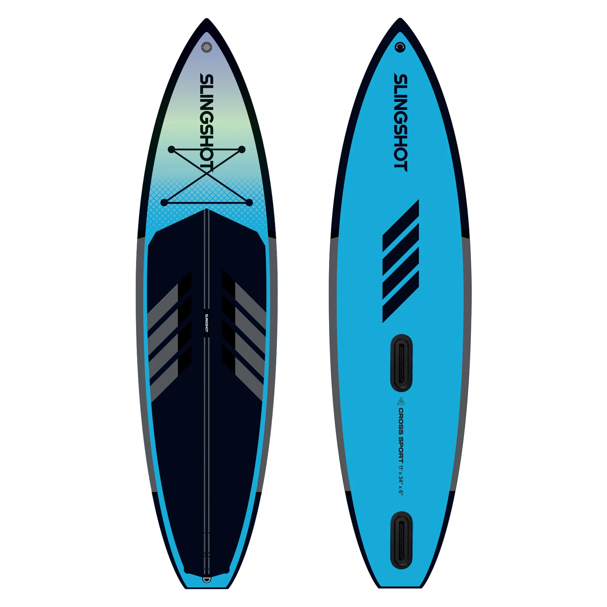 2026 Slingshot Cross Sport 11'0 Airtech V1 SUP (Blue)