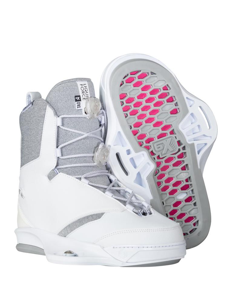 2024 Liquid Force TAO 6 X Wakeboard Boot White